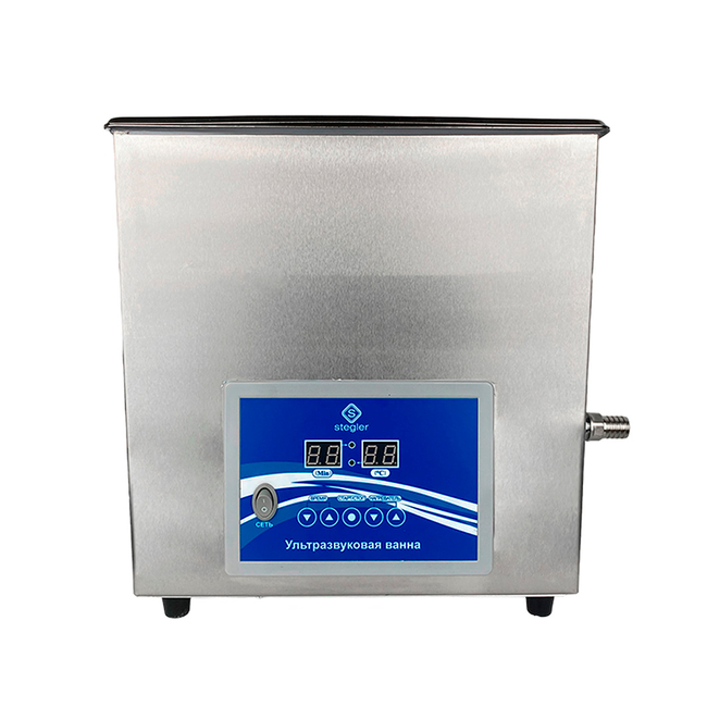 Stegler 10DT - ультразвуковая мойка с подогревом, 10 л | Stegler (Китай)