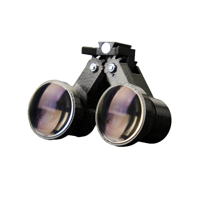 NOM 2.5 - бинокулярные лупы, увеличение 2.5x, фокусное расстояние 250-450 мм