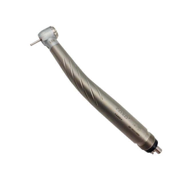 CX308-F-TP - турбинный наконечник с ортопедической головкой, с генератором света, под 4-х канальное соединение | COXO (Китай)