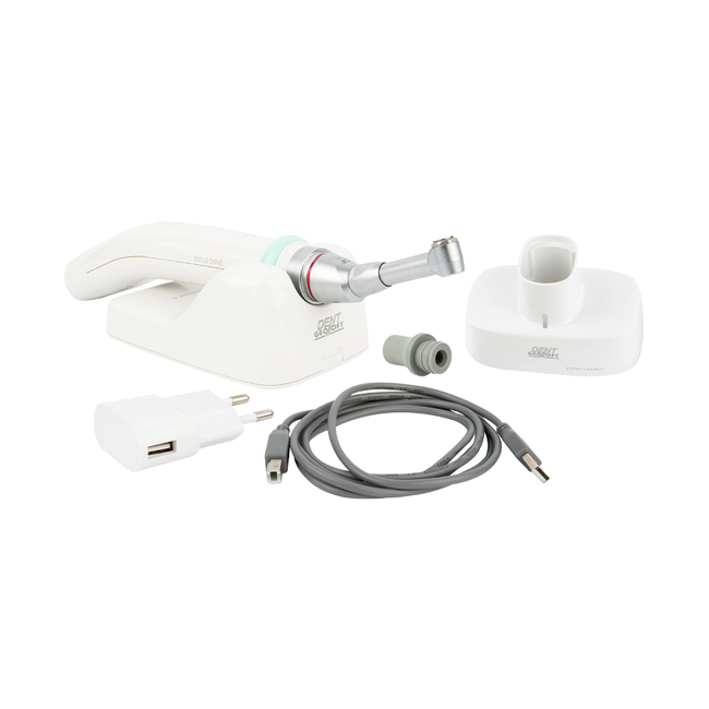 Эндомотор Estus Drive Plus без встроенного апекслокатора с головкой GF, зарядкой и подставкой в комплекте | Геософт Дент (Россия)