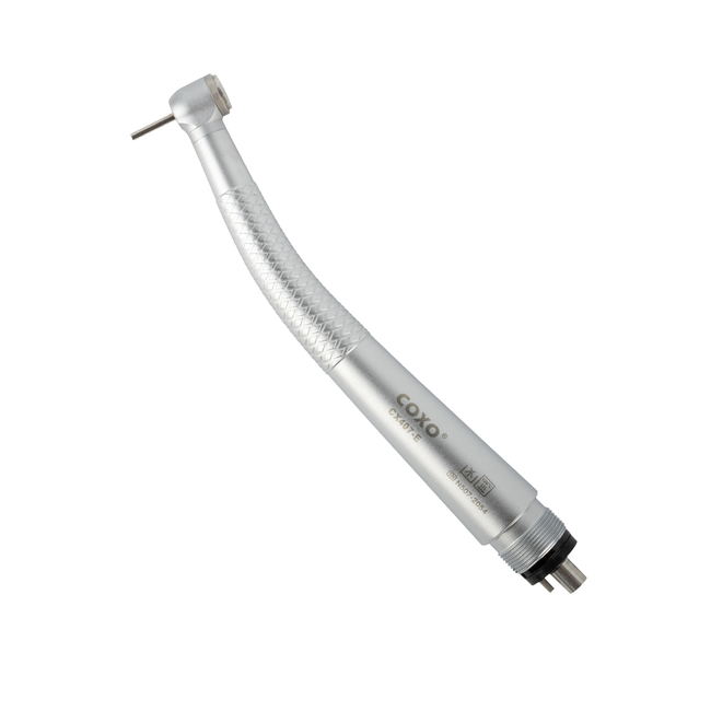 CX407-E-TP - турбинный наконечник с увеличенной головкой, без света, скорость вращения 390000 об/мин | COXO (Китай)