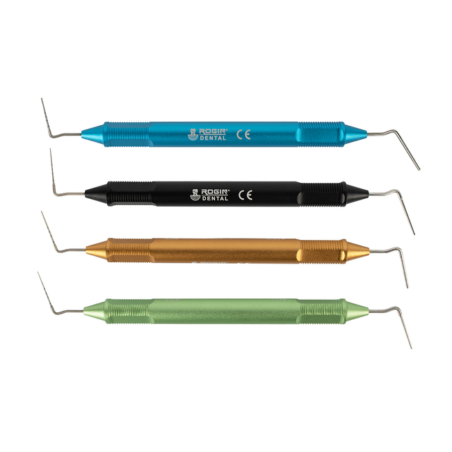 Gutta Percha Plugger - плаггер для конденсации горячей гуттаперчи (набор из 4 штук) | Rogin Dental (Китай)